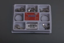 Dental matriz transversal contorno Clip con resorte de Metal anillos dentista herramientas de laboratorio Dental instrumento