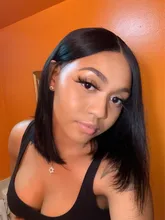 Bob corto peluca recta T malla con división 100% pelucas de cabello humano para las mujeres negras Natural peluca brasileña Remy Pre cierre desplumado pelo