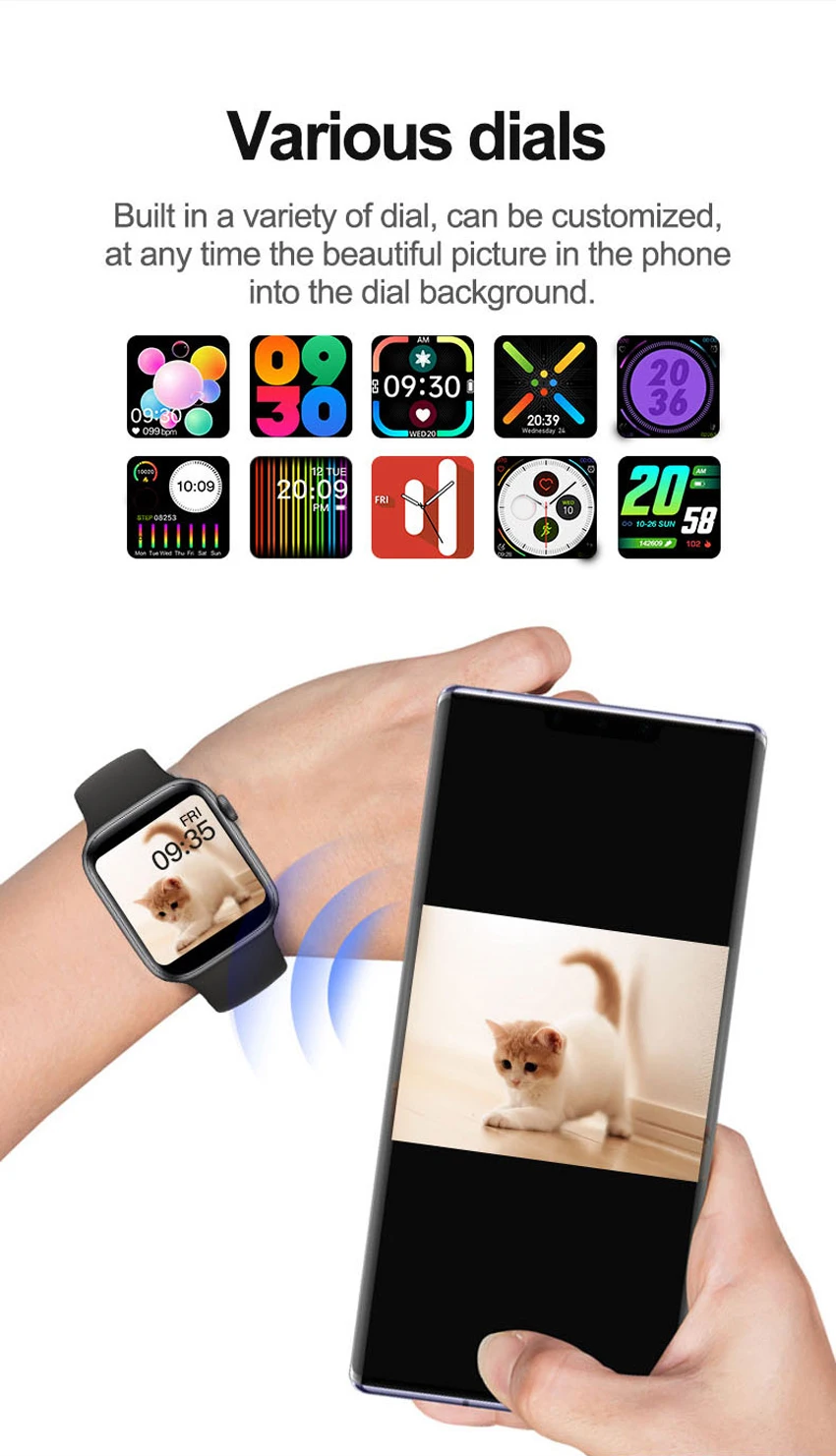 U78 Plus Smart Watch Bluetooth Phone Call Smartwatch