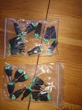 Conector macho y hembra coaxial CAT5 Balun de vídeo, adaptador de enchufe para tira de luces Led, accesorios de cámara CCTV, DC BNC, 12V, 2/5/10 Uds.