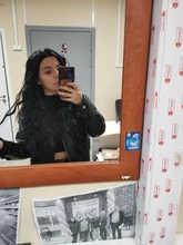 Peluca larga rizada de moda para mujeres negras, resistente al calor medio pelo negro, peluca sintética de fibra para Cosplay