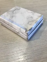 18 ~ 24 Uds de cartón de papel cajas de almacenamiento de caja de transporte para collares brazaletes pendientes cuadrado rectángulo