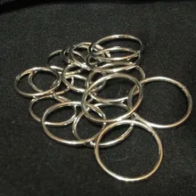 16 Uds Simple fino anillos suave bien círculo anillo poco nudillo Midi anillo de dedo para la joyería de las mujeres