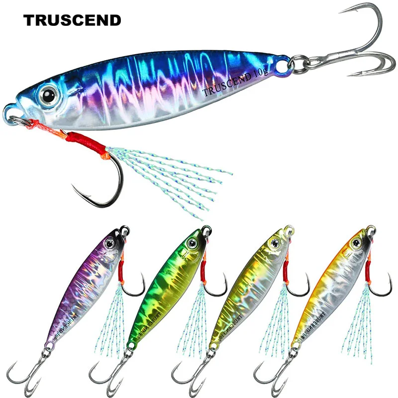 Truscend Fishing Spoons Long Casting Bait And Wild Acting Micro Jigging