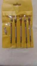 Destornillador de acero de 0,8-1,6mm para reparación de relojes, herramientas para relojes portátiles, eliminación de banda con Mini Pines de enlace, Kits de herramientas de relojero