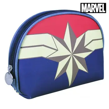 

School Toilet Bag Captain Marvel Navy blue