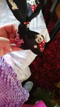 Disney-Diadema de Minnie Mouse para niña y niño, accesorios para el cabello para niña y niña, Diadema elástica para el pelo, lazos de regalo