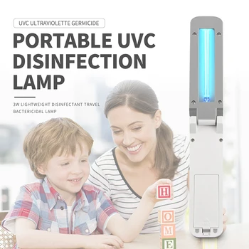 

Portable UV Light Sterilizer 253nm Ultraviolet Sterilization Lamp Stick 3W Handheld UVC Lamp Gemicidal Light Home Germicidal