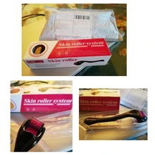 Micro aguja 540 rodillo de Micro-agujas Dermaroller de pelo de titanio crecimiento de la barba tratamiento antipérdida de cabello adelgazamiento retroceso