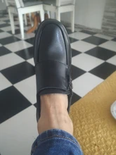 Beyarne-zapatos de tacón alto de piel auténtica para mujer, zapatillas femeninas de tacón alto con cuña, zapatos casuales individuales, temporada primavera Otoño, 2075