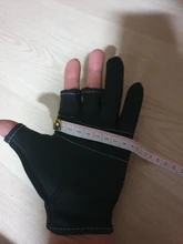 ABU Garcia-guantes de pesca de cuero de alta calidad, cómodos, antideslizantes, para pesca al aire libre, 1 par