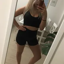 Gym Clothing Leggings Sportswear Crop-Top Yoga-Set Fitness Long-Sleeve Seamless Workout