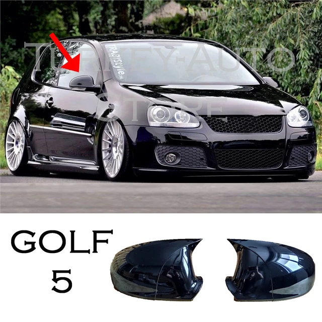 Bat Side Mirror Cover For Golf 5 Vw 2003-2009 Gti R32 Car