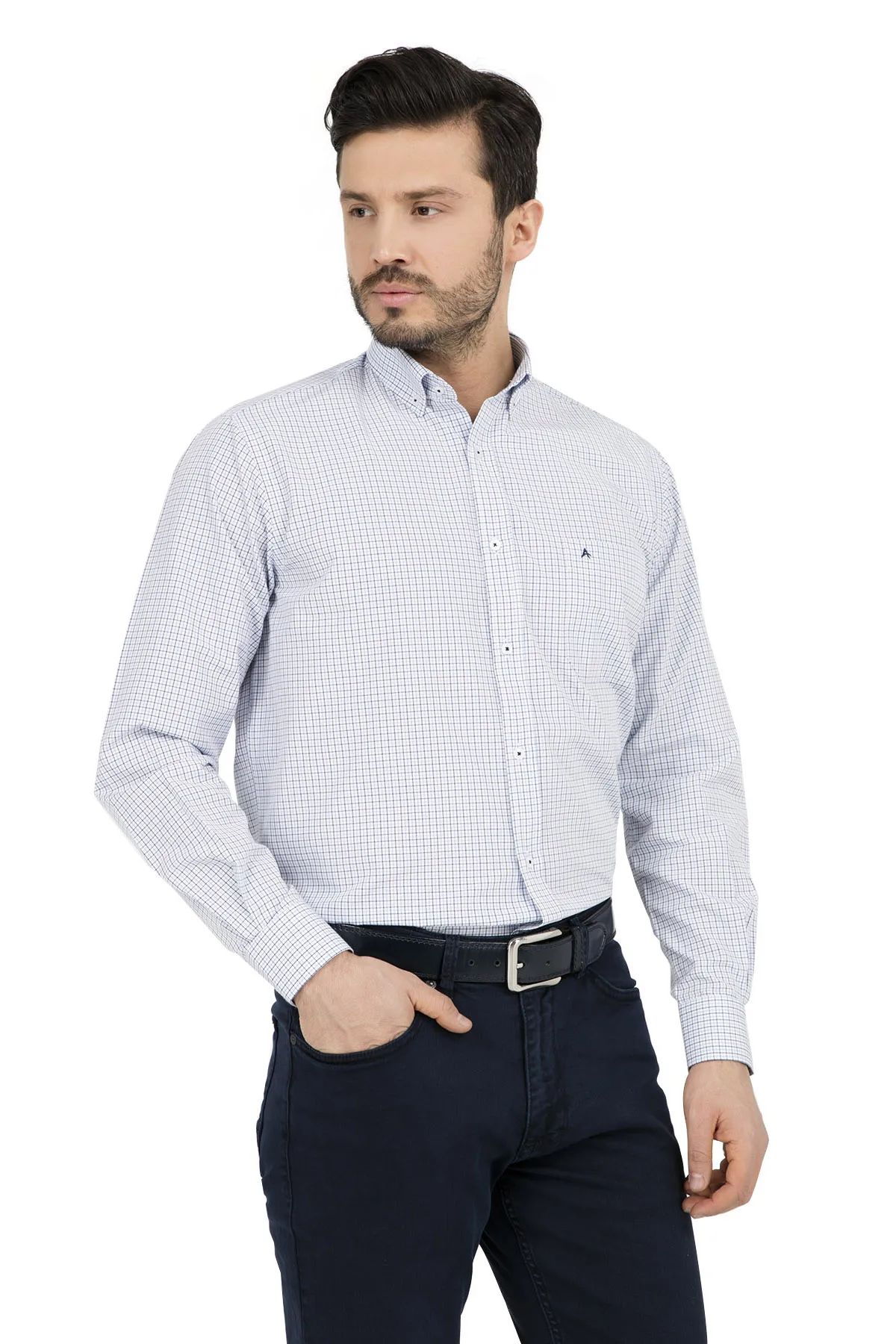 ABBATE Мужская рубашка с длинным рукавом 1GM91UK1234R 563