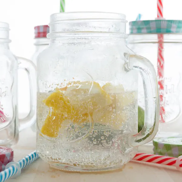 Vintage Coconut Transparent Jar