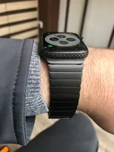 Correa de acero inoxidable para Apple Watch, banda de 44mm y 40mm para iWatch de 42mm/38mm, pulsera de Metal de mariposa para Apple watch serie 5 4 3 se 6