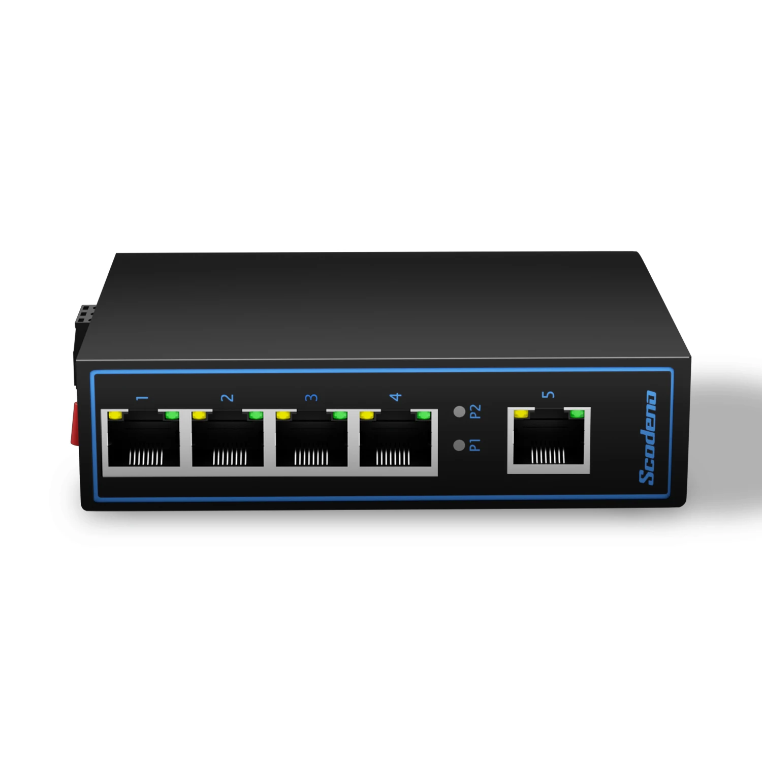 Switch Fast Network Ethernet Switch Industrial Fanless40 ° c a 75 ° c Temperatura de Operação 5-port 10 Mbps 100mbps Ip40 - Imagem 5