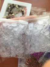 100 unids/lote pendientes accesorios de la joyería de goma de silicona ronda de oreja bloqueado pendiente tapones para DIY EF011