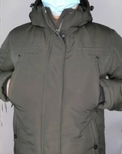 Los hombres de invierno de 2021 nueva gruesa Casual con capucha de lana con capucha Parkas a prueba de agua chaqueta de abrigo de los hombres prendas de vestir de moda bolsillos Parka chaqueta 46-58
