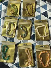 Pulsera con cuentas de cristal para mujer, longitud ajustable, 1 Uds., joyería hecha a mano