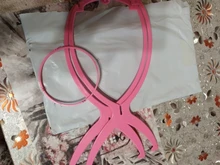 Alileader-soporte para pelucas de plástico para cabeza de maniquí peluca plegable soporte para pelucas