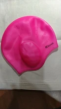 Swimming-Caps Ear-Protect Long-Hair Adults Waterproof Silicone Women Natacion Large Badmuts