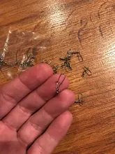 FISHINAPOT-30 unids/lote 2 #-10 #, Conector de acero inoxidable, cebo giratorio para pesca, anzuelo giratorio de bloqueo rápido