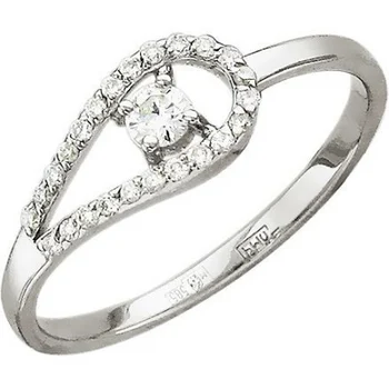 

Esthete ring with white gold diamond