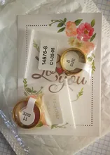 YOBEST-Anillo de boda de acero inoxidable para hombre y mujer, sortija de boda, Color dorado, 2018