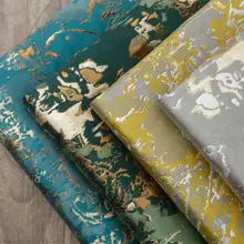 4 стиля абстрактная золотая нить жаккардовой двусторонней ткани Костюм швейная нашивка текстиль diy полиэстер tissu ткань C870