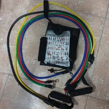 Juego de bandas de resistencia para Fitness, equipo de gimnasio de resistencia, expansor de entrenamiento elástico, 15 Uds.