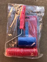Juego de herramientas con patrón de imitación de madera, rodillo de goma Eg300T de 7 pulgadas + Embo de recubrimiento de grano de madera Ms16