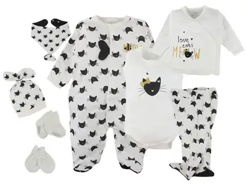 

Imaj Time Love Cats Newborn 8 Pieces Baby Set for 0-3 Months