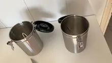 Container Coffee-Storage Airtight Stainless-Steel Keep-Beans with Co2-Valve Fresh Vault
