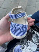 Zapatos de verano para niños recién nacidos, zapatos de cuna blandos, zapatillas antideslizantes con lazo a rayas, 0 a 18M, 2021