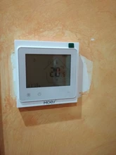 Moeshouse Controlador de temperatura de termostato inteligente WiFi para agua/calefacción eléctrica de suelo Agua/caldera de Gas funciona con Alexa Google Home