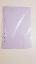 Cuaderno de hojas sueltas A5 A6, 40 hojas, recambio de papel, carpeta espiral, índice de páginas internas, planificador diario semanal mensual