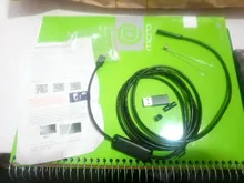 Cámara endoscópica flexible IP67, impermeable, cable flexible de 1 o 2 m, diámetro de 5.5 o 7 mm, boroscopio para inspección de instalaciones húmedas, para Android o PC portátil, 6 luces LED, ajustable