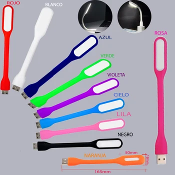 

USB LAMPARA Led flexible luz PORTATIL lumiere MINI LAMP light ordenador