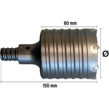 

CROWN HAMMER SDS MAX METAL TOOTH HARD DIAM. 55.00 REF.7125