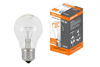 

General purpose filament lamp B95 W-230 V-E27 TDM