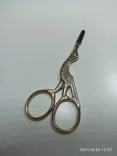 Tijeras de acero inoxidable de colores para manualidades, 1 Uds.