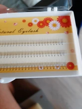 Kimcci-pestañas 3D individuales de cilios, pestañas naturales de visón para extensiones, 120 manojos, maquillaje negro, pestañas postizas