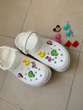 Charms de zapatos bonitos para niños, accesorios de diamantes, flamenco, amor, té de la leche, decoración para hebilla de zapato para croc jibz, x-mas, regalos de fiesta, novedad