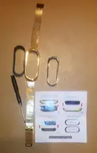 Correa de Metal para Xiaomi Mi Band 4 3 5, repuesto de pulsera de acero inoxidable sin tornillo