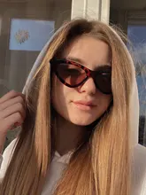 Gafas De Sol con forma De ojo De gato para mujer, anteojos De Sol femeninos con diseño De ojo De gato, Triangular, pequeños, Retro, a la moda, con UV400