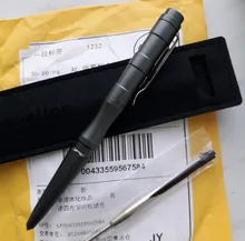 Tenvellon-Bolígrafo táctico de autodefensa, herramienta de defensa Personal de emergencia, protección de seguridad, EDC, Color negro y gris, paquete Simple