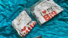 Camisetas a juego para Hermanas, Juego de 2 I Love My Big Brother Little Brother, regalos para Baby Shower