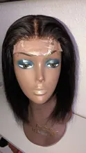 Ishow Hair mechones rectos con Frontal transparente de encaje Frontal y mechones extensiones de cabello humano mechones malayos con cierre Frontal