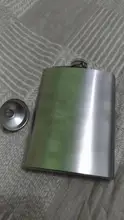 Hip-Flask Funnel-Pocket Whiskey Alcohol Stainless-Steel Lmetjma-1 10-Oz 7 6 8 9 4 5 